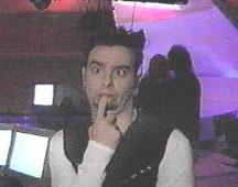 Chris making a face